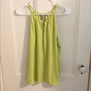 Banana Republic Yellow halter top